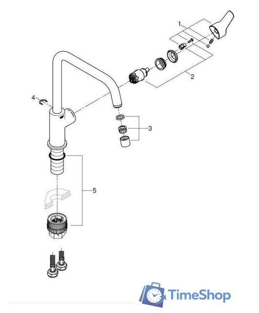 Смеситель Grohe QuickFix 30470000 - Изображение №10 — Интернет-магазин Time-Shop
