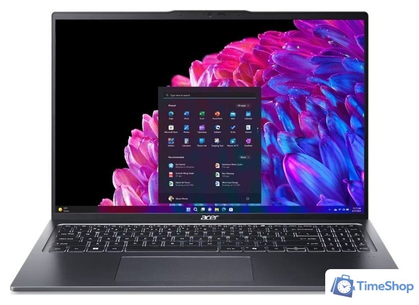 Ноутбук Acer Swift Go 16 SFG16-72-787A NX.KSHCD.003 - Изображение №3 — Интернет-магазин Time-Shop