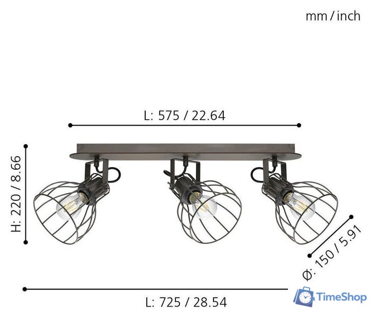Спот Eglo Sambatello 98136 - Изображение №2 — Интернет-магазин Time-Shop