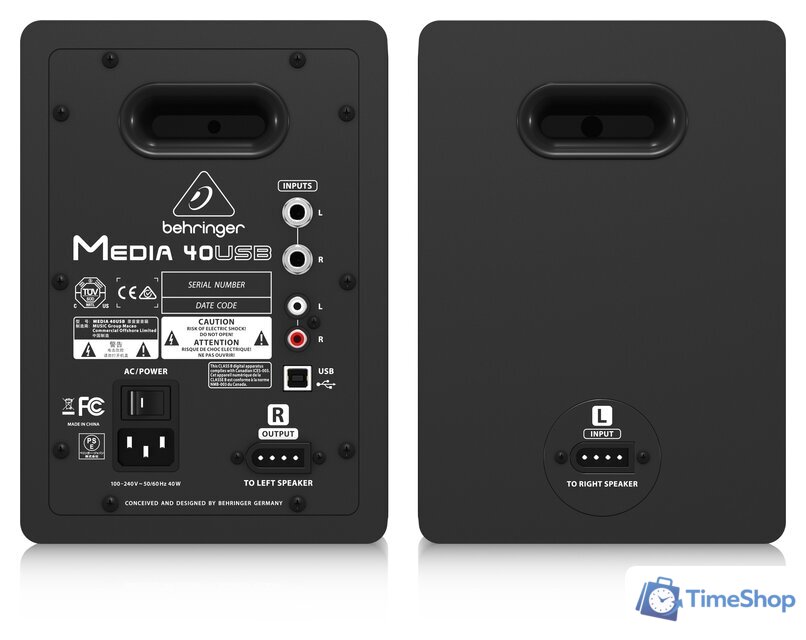  Behringer Media 40USB - Изображение №3 — Интернет-магазин Time-Shop