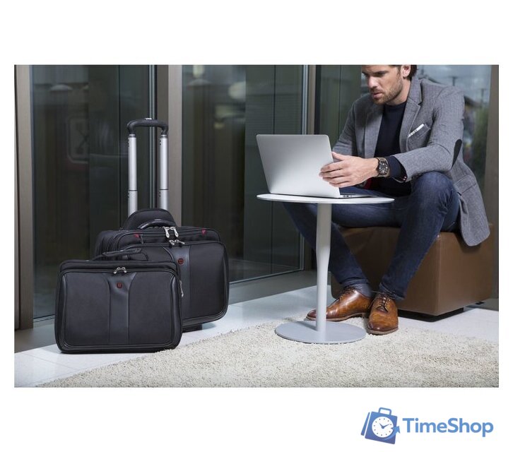 Чемодан Wenger Patriot 600662 41 см (черный) - Изображение №7 — Интернет-магазин Time-Shop