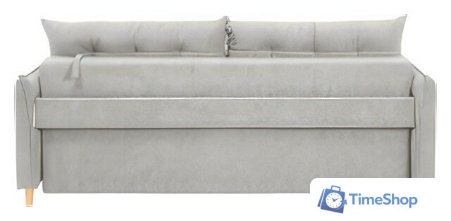 Диван Krones Цезарь 3 (велюр, светло-серый) - Изображение №5 — Интернет-магазин Time-Shop