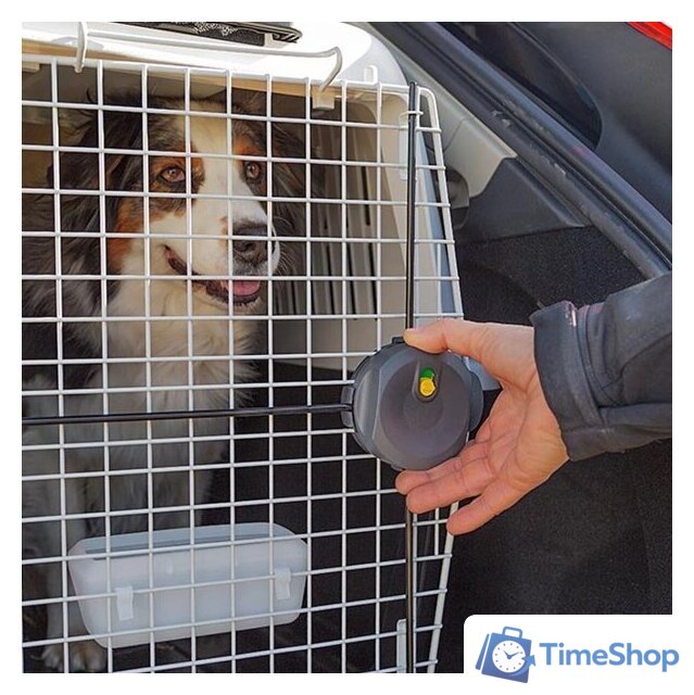 Переноска Ferplast Atlas Classic 60 73060021 (серый/черный) - Изображение №4 — Интернет-магазин Time-Shop