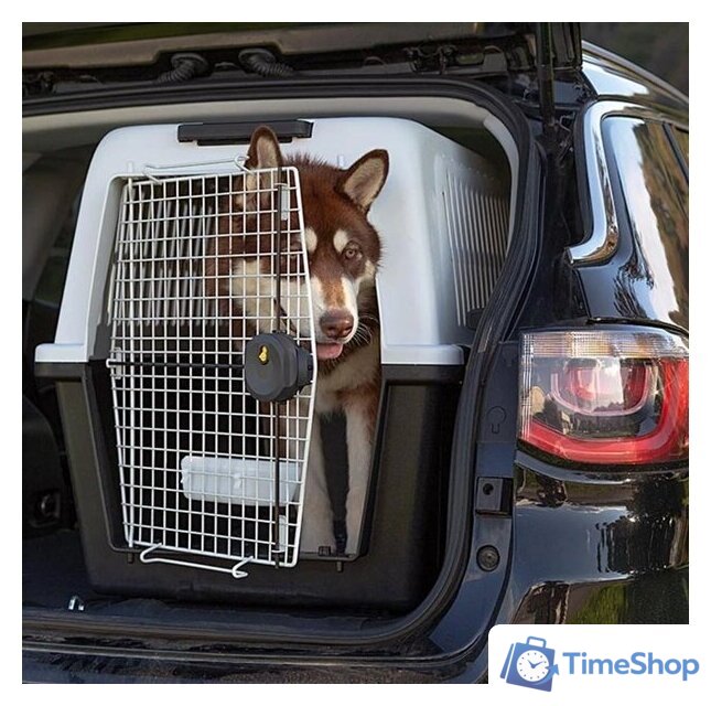 Переноска Ferplast Atlas Classic 60 73060021 (серый/черный) - Изображение №7 — Интернет-магазин Time-Shop