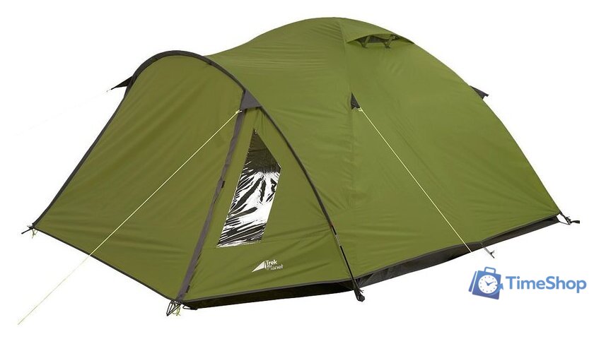 Кемпинговая палатка Trek Planet Bergamo 4 (зеленый) - Изображение №2 — Интернет-магазин Time-Shop