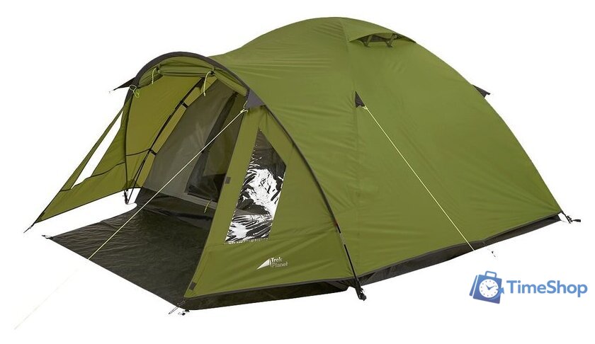 Кемпинговая палатка Trek Planet Bergamo 4 (зеленый) - Изображение №1 — Интернет-магазин Time-Shop
