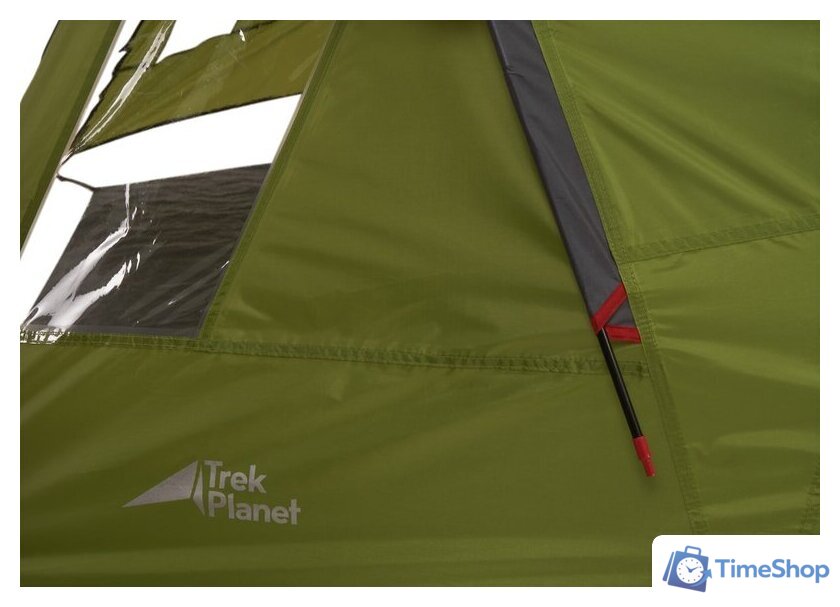 Кемпинговая палатка Trek Planet Bergamo 4 (зеленый) - Изображение №8 — Интернет-магазин Time-Shop