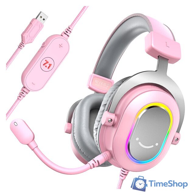 Наушники FIFINE H6 (розовый) - Изображение №1 — Интернет-магазин Time-Shop