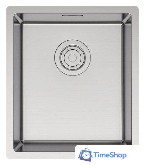 Кухонная мойка Paulmark Lassan 38 UNI LA38-BS (стальной/брашированная сталь) - Изображение №1 — Интернет-магазин Time-Shop