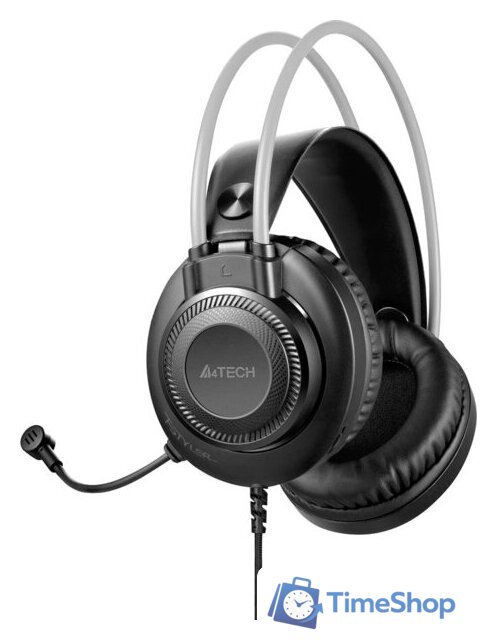 Наушники A4Tech Fstyler FH200i (черный/серый) - Изображение №4 — Интернет-магазин Time-Shop