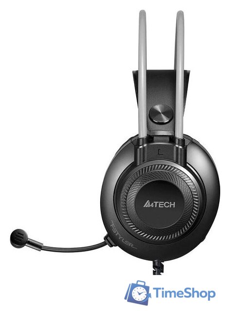 Наушники A4Tech Fstyler FH200i (черный/серый) - Изображение №3 — Интернет-магазин Time-Shop