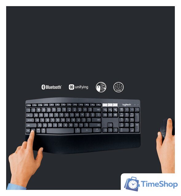 Офисный набор Logitech Wireless Desktop MK850 920-008226 - Изображение №4 — Интернет-магазин Time-Shop