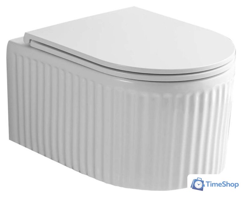 Унитаз подвесной Roxen Royal Matt в комплекте с инсталляцией StounFix Dual Fresh 6 в 1 968245 (кнопка: хром глянцевый) - Изображение №4 — Интернет-магазин Time-Shop