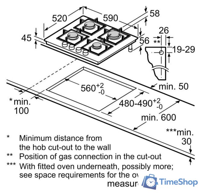 Варочная панель Bosch Serie 6 PPP6B1J40R - Изображение №6 — Интернет-магазин Time-Shop