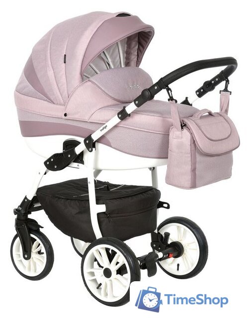 Универсальная коляска Indigo indigo (2 в 1, In 04, темная пудра) - Изображение №1 — Интернет-магазин Time-Shop