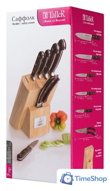Набор ножей Taller Саффолк TR-2001 - Изображение №4 — Интернет-магазин Time-Shop