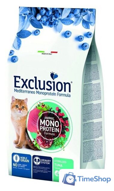 Сухой корм для кошек Exclusion Sterilized Tuna NGCST12 (12 кг) - Изображение №1 — Интернет-магазин Time-Shop