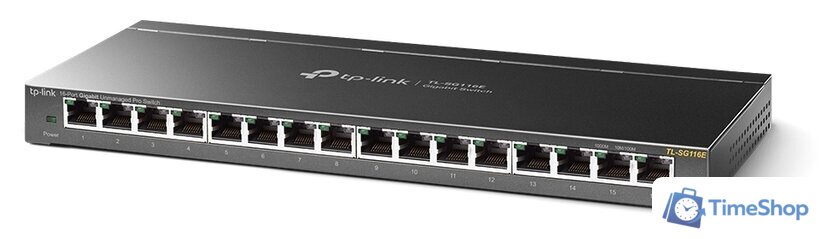 Настраиваемый коммутатор TP-Link TL-SG116E - Изображение №2 — Интернет-магазин Time-Shop