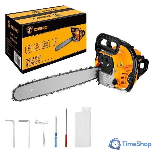 Бензопила Deko DKCHS 52-20 065-1224 - Изображение №1 — Интернет-магазин Time-Shop