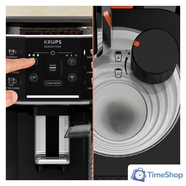Кофемашина Krups Sensation Milk EA912HF0 - Изображение №5 — Интернет-магазин Time-Shop