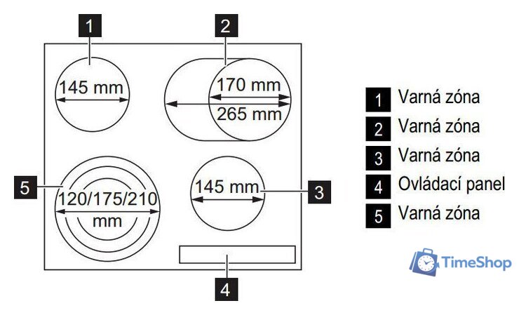 Варочная панель Electrolux EHF46547XK - Изображение №2 — Интернет-магазин Time-Shop