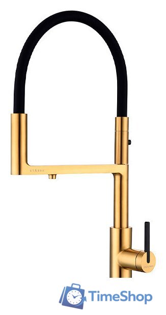 Смеситель Paulmark Tornado TO213402-BG (брашированное золото) - Изображение №1 — Интернет-магазин Time-Shop