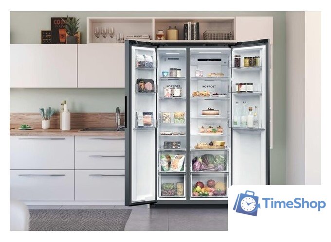 Холодильник side by side Candy CNSQ2T918EX - Изображение №9 — Интернет-магазин Time-Shop