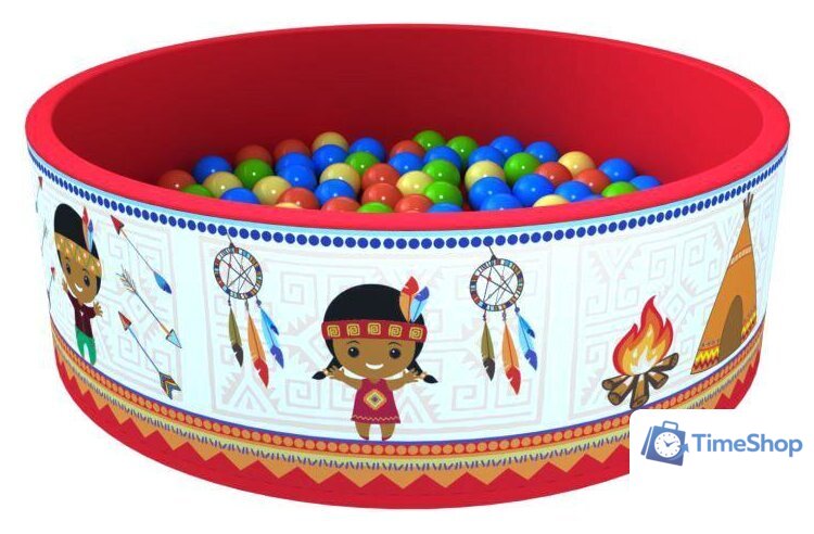Сухой бассейн Romana Индейцы ДМФ-МК-02.52.01 (100 шариков) - Изображение №1 — Интернет-магазин Time-Shop