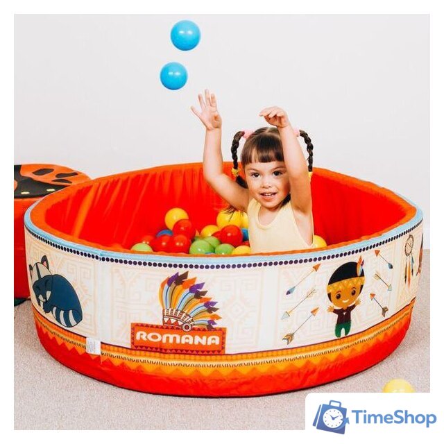 Сухой бассейн Romana Индейцы ДМФ-МК-02.52.01 (100 шариков) - Изображение №2 — Интернет-магазин Time-Shop