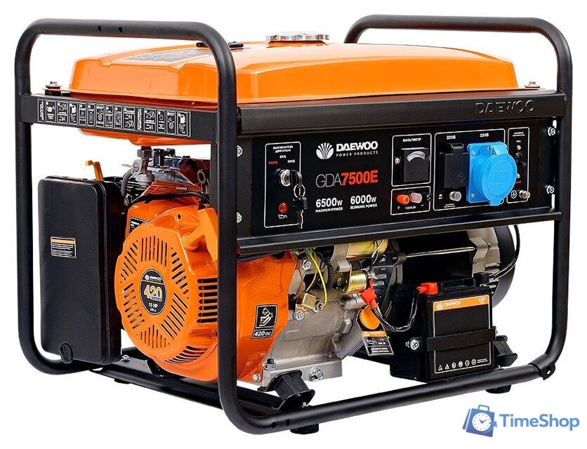 Бензиновый генератор Daewoo Power GDA 7500E - Изображение №1 — Интернет-магазин Time-Shop