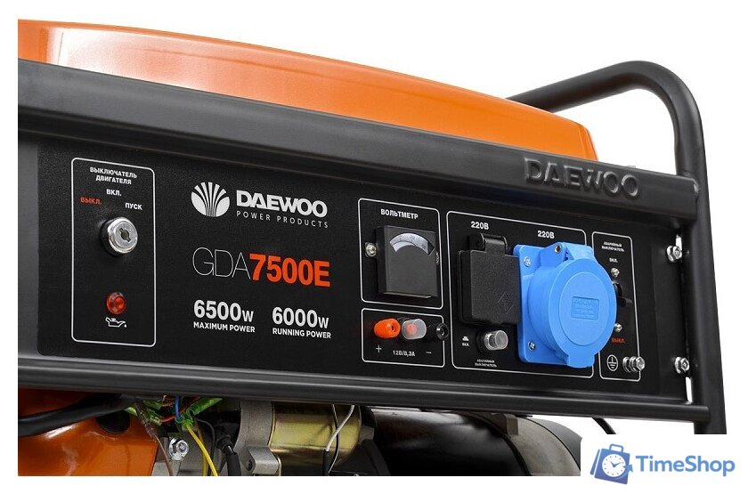 Бензиновый генератор Daewoo Power GDA 7500E - Изображение №5 — Интернет-магазин Time-Shop