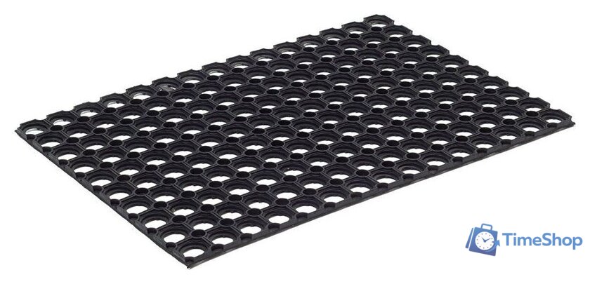 Придверный коврик Sundays Home Ячейка 100x200x1.6см 93682 (черный) - Изображение №3 — Интернет-магазин Time-Shop