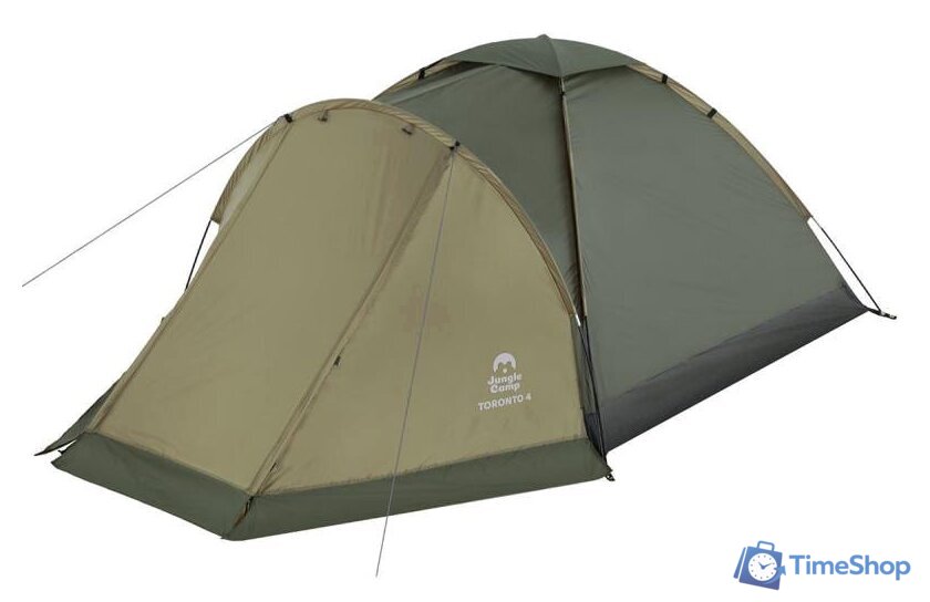 Треккинговая палатка Jungle Camp Toronto 4 (оливковый) - Изображение №2 — Интернет-магазин Time-Shop