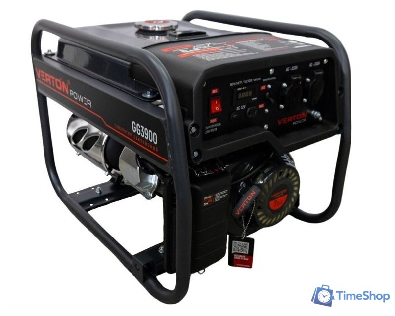 Бензиновый генератор Verton Power GG3900 - Изображение №8 — Интернет-магазин Time-Shop