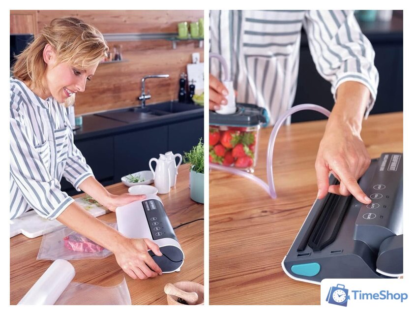 Вакуумный упаковщик Leifheit Vacu Power 300 - Изображение №4 — Интернет-магазин Time-Shop