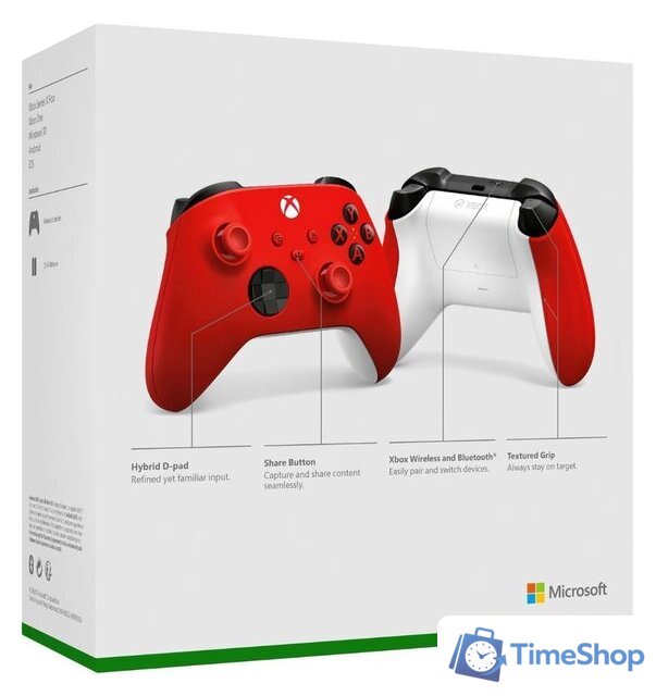 Геймпад Microsoft Xbox (красный) - Изображение №6 — Интернет-магазин Time-Shop