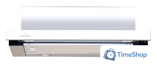 Кухонная вытяжка Elikor Интегра Glass 60П-400-В2Л (белый/белое стекло) (144567) - Изображение №1 — Интернет-магазин Time-Shop