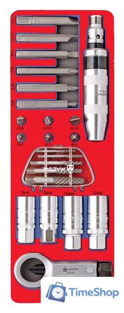 Универсальный набор инструментов Мастак 5-19424 (24 предмета) - Изображение №1 — Интернет-магазин Time-Shop