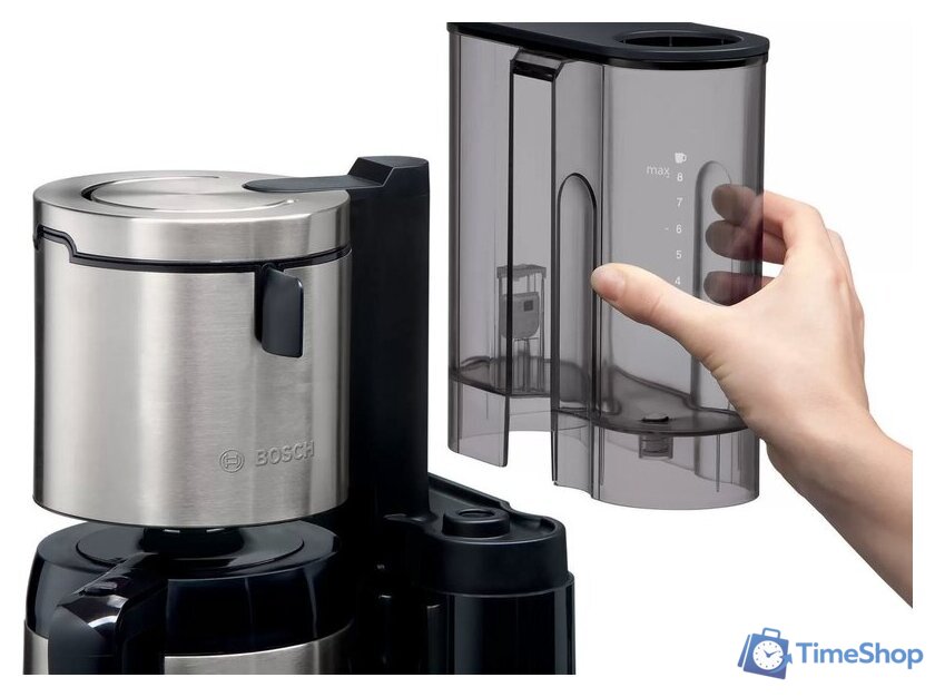 Капельная кофеварка Bosch Styline TKA8A683 - Изображение №5 — Интернет-магазин Time-Shop