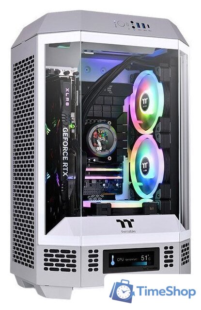 Корпус Thermaltake The Tower 300 Limestone CA-1Y4-00SIWN-00 - Изображение №1 — Интернет-магазин Time-Shop