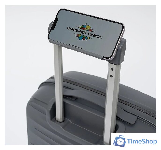 Чемодан-спиннер VALIGETTI 344-4042-20DGR (темно-серый) - Изображение №7 — Интернет-магазин Time-Shop