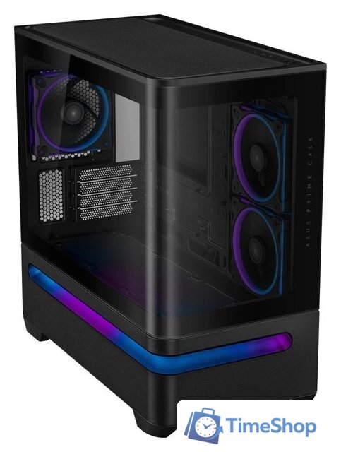 Корпус ASUS Prime AP202 TG ARGB (черный) - Изображение №3 — Интернет-магазин Time-Shop