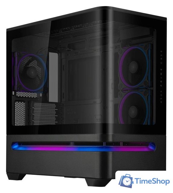 Корпус ASUS Prime AP202 TG ARGB (черный) - Изображение №2 — Интернет-магазин Time-Shop