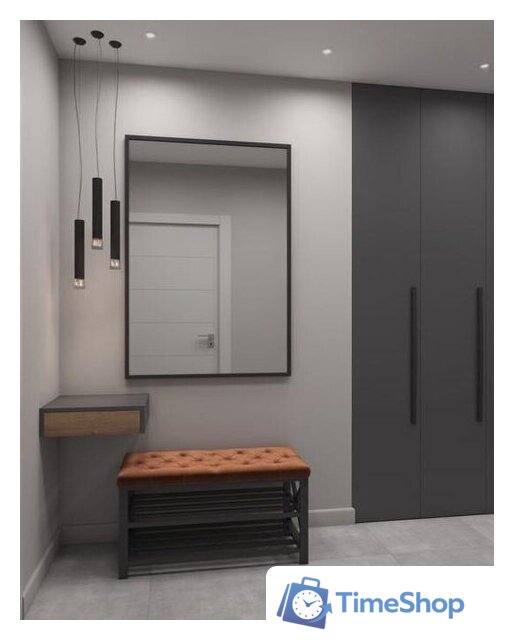 Банкетка Hype Mebel Будс (черный/золото) - Изображение №2 — Интернет-магазин Time-Shop