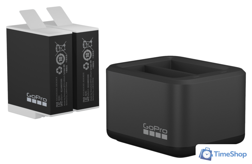 Зарядное устройство GoPro Enduro Dual Battery Charger ADDBD-211 - Изображение №1 — Интернет-магазин Time-Shop
