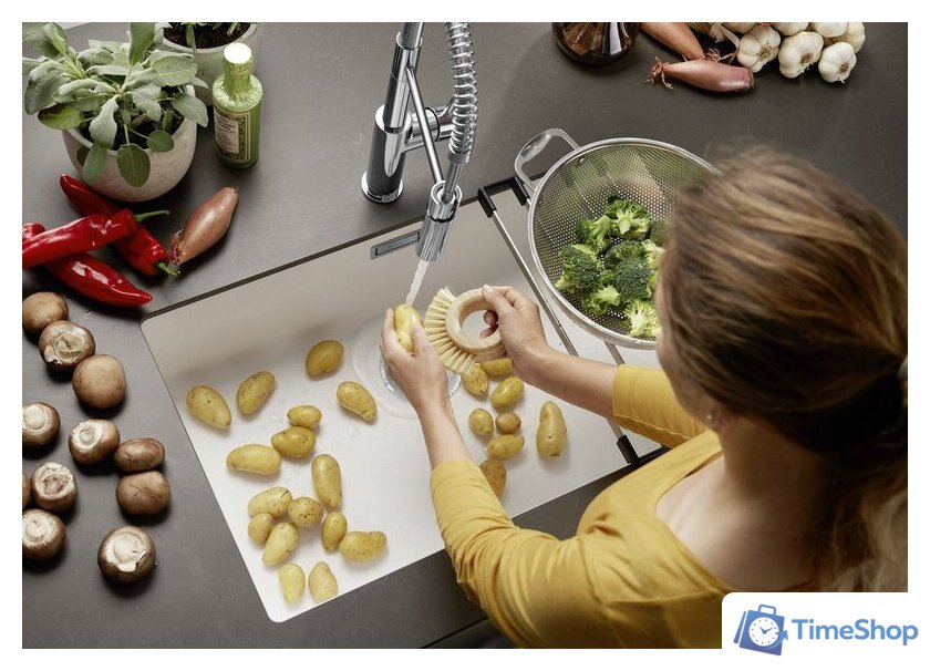 Кухонная мойка Blanco Subline 700-U 527173 (мягкий белый) - Изображение №4 — Интернет-магазин Time-Shop