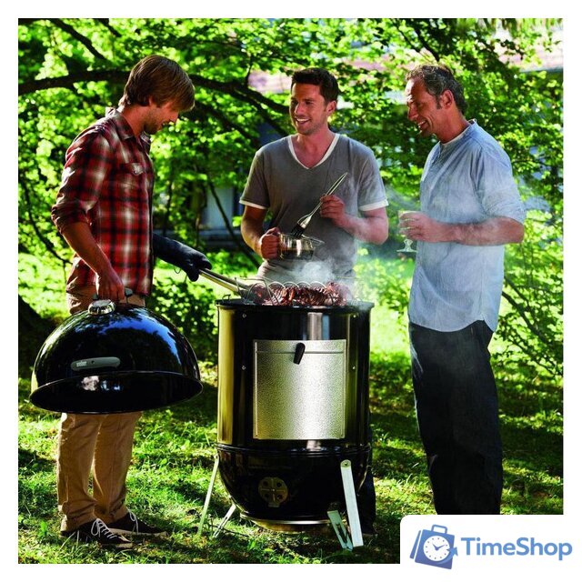 Коптильня Weber Smokey Mountain Cooker 47cm - Изображение №8 — Интернет-магазин Time-Shop