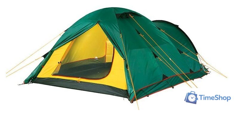 Треккинговая палатка AlexikA Tower 3 Plus Fib (зеленый) - Изображение №1 — Интернет-магазин Time-Shop