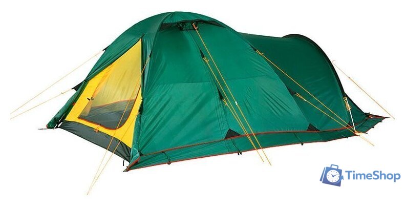 Треккинговая палатка AlexikA Tower 3 Plus Fib (зеленый) - Изображение №5 — Интернет-магазин Time-Shop