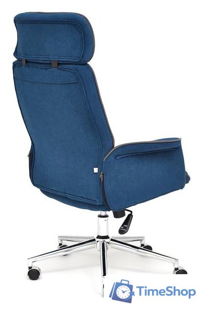 Офисное кресло TetChair Charm (флок, синий) - Изображение №4 — Интернет-магазин Time-Shop